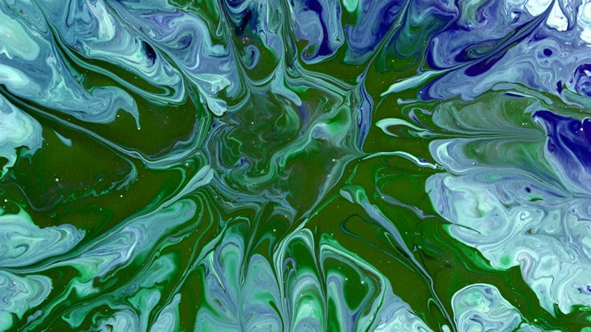 Abstract representation of fluid and calm energy waves.